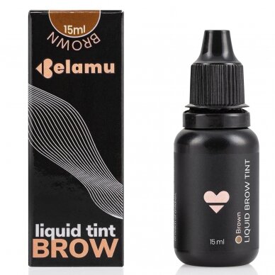 BELAMU skysti antakių dažai - Brow Liquid Tint, 15 ml 6