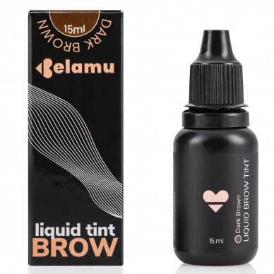 BELAMU skysti antakių dažai - Brow Liquid Tint, 15 ml 5