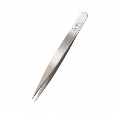 ELAN profesionalus smailus pincetas, Point Tip Tweezer in Silver