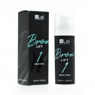 INLEI BROW LIFT 1 MAX - pirmas antakių laminavimo žingsnis buteliuke, 30 ml.