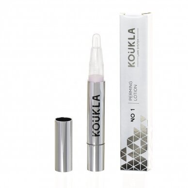 KOUKLA LASHES RIEČIAMASIS GELIS NR. 1 Blakstienų laminavimui, 5 ml 1