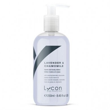 LYCON LAVENDER & CHAMOMILE - rankų ir kūno losjonas su levandomis ir ramunėlėmis, 250 ml