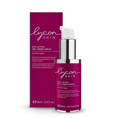 LYCON SKIN Gelinis-kreminis serumas paakių zonai, 15 ml