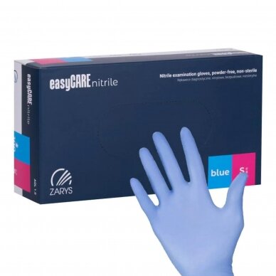 Nitrilinės pirštinės EASY CARE BLUE - 100 vnt.