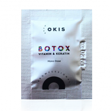 OKIS BROW BOTOX - vitaminų ir keratino kompleksas 1