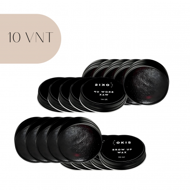 OKIS BROW UP WAX antakių vaškas 10 vnt x 15 ml