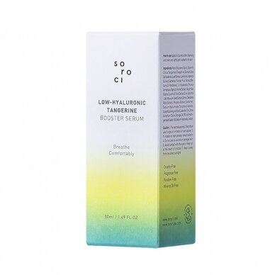 SOROCI STIPRINAMASIS SERUMAS “LOW-HYALURONIC TANGERINE”, 50 ML 1